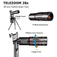 Gambar TERLARIS TERLARIS LENSA APEXEL 18X25 KAMERA APEXEL 28X ZOOM LENSA APEXEL 18X ZOOM APEXEL 18X25 CAMERA APEXEL LENSA TELE ZOOM HP MURAH MURAH dari rianjaya shop 8 undefined 1 Tokopedia