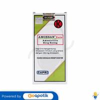 Gambar AMOXSAN FORTE 250 MG/5 ML DRY SYRUP 60 ML dari Apotek Kosambi By GoApotik undefined 1 Tokopedia