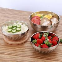 Gambar 12/14/15/16/18CM Stainless Steel Noodles Bowl Double Layer Anti Scalding Insulated Rice Soup Bowl Thickened Lamian Noodles Bowl dari Metalplume undefined 5 Tokopedia