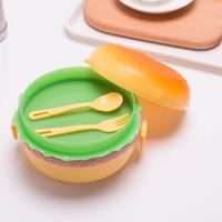 Gambar Kotak Makan Bentuk Burger Lunch Box Motif Bento Hamburger Tempat Wadah 3 Susun Bulat / Persegi dari Avarage undefined 4 Tokopedia