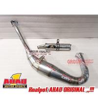 Gambar Knalpot Racing AHAU one Ahau1 ORIGINAL Stainles Type PDK / Repsol & DMC Yamaha RX king Rxs RXk RX S RXZ Model Ninja Porting harian Balap HEDON Sunmory Race Nalpot 2tak Stenlis anti Karat Kolong Telo not Cms Creampie aitech ORi ASLI Termurah Terlaris dari Boost Officiall undefined 5 Tokopedia