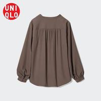 Gambar Kemeja Blouse Rayon Wanita Kerah Lengan Panjang Uniqlo Original (Best Quality) dari UNIQLO Office Store undefined 3 Tokopedia