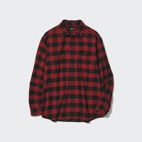 Gambar Uniqlo Kemeja Flannel Kotak Pria Lengan Panjang Red (Best Quality) dari UNIQLO Office Store undefined 1 Tokopedia
