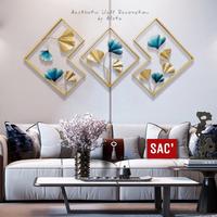 Gambar ALETA SET 3PC Hiasan Dinding Set Motif Bunga Daun Logam Estetik Ornament Pajangan Latar Belakang Sofa Ruang Tamu Kamar Aesthetic Wall Home Decor Dekorasi Rumah Hotel Cafe masih ready - MODEL-A dari Decorations Nusantara undefined 3 Tokopedia