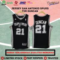 Gambar JERSEY BASKET NBA BAJU BASKET SWINGMAN SAN ANTONIO SPURS TIM DUNCAN TERLARIS dari ZEEDAN SR undefined 4 Tokopedia
