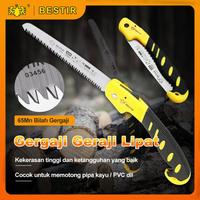Gambar Gergaji Geraji Lipat 10” Inch Folding Wood Hand Saw Alat Perkakas Pemotong Dahan Kayu For Trees Trimming Pruning Knife Folding Bone Saw Hunting Pocket dari Aneka Teknik Mesin undefined 1 Tokopedia