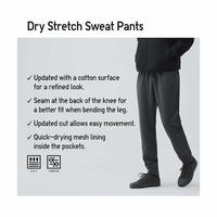 Gambar Uniqlo Men Pants Celana Sweat Dry Stretch Jogger Training Pria Gray (Best Quality) dari UNIQLO Office Store undefined 2 Tokopedia