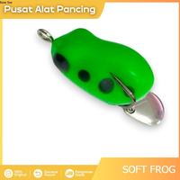 Gambar TERLARIS ORIGINAL PUSAT ALAT PANCING - UMPAN PANCING IKAN ALAT BUATAN KATAK UMPAN CASTING LURE LUYA SOFT LURE SOFT FROG BENTUK KATAK MATA 3D BEST SELLER - UMK005 3.1CM #5.5G dari SANCHAEG SPORT undefined 5 Tokopedia