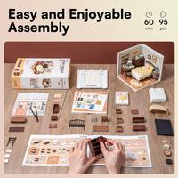 Gambar TA Miniature House Kits Super World Dolls House Model Kits with Furniture and Accessories Sweet Dream Bedroom  for Adults dari TIARA ASIN undefined 5 Tokopedia