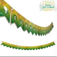 Gambar JUMBO BANNER 3,5 METER Hiasan gantung selamat hari raya idul fitri banner pintu lebaran tulisan kertas dekorasi kantor cafe resto rumah pernak pernik ramadhan kupat ketupat garland happy eid mubarak dari Eliana1234@ undefined 2 Tokopedia