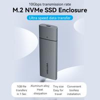 Gambar Vention Cassing M.2 NVMe SSD HDD Enclosure Bundling Kabel USB 3.1 Type C Gen 2 Aluminum Alloy - KPG dari Vention Mobile & Comp undefined 2 Tokopedia