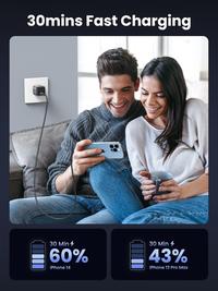 Gambar UGREEN WALL CHARGER KEPALA ADAPTOR GAN 20W TYPE C FAST CHARGING - 90664 15324 - Black dari GGSTORESBY undefined 2 Tokopedia