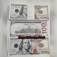 Gambar UANG MAINAN DOLAR / DOLLAR AMERIKA ISI 100 / MONEY PLAY NEEW - $ 100 Dollar dari Romario hampers undefined 3 Tokopedia
