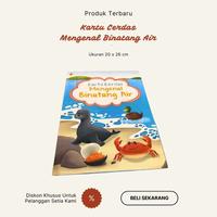 Gambar Buku Kartu Cerdas Mengenal Binatang Air - Elex Media Komputindo - FLASH CARD ANAK/ISI 50/WIPE CLEAN Besar dan Tebal Gambar Bolak Balik BONUS RING Main dari hernandut456 undefined 2 Tokopedia
