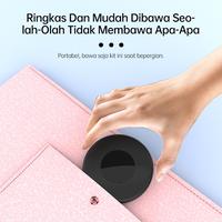 Gambar 【ASTON】Multifunctional Data Cable Conversion Head Portable Storage Box, Multi-Type Charging Line Convertor USB Type C Adapter Tool Contains Sim Card Slot Tray Eject Pin, Can Use as Phone Holder Black dari subsgjacare undefined 1 Tokopedia