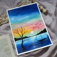 Gambar Lukisan Watercolor paper Aesthetic Ukuran A4 dari kagura459 undefined 2 Tokopedia