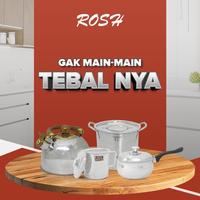 Gambar ROSH Wakul / Bakul Nasi 18 -28 CM Colander Deep Stainless Steel ROS - 22 cm dari Rosh Kitchen undefined 3 Tokopedia