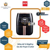 Gambar MakmurElektronik- [COD] Mito AF 2 Air Fryer Grande Low Watt 3 Liter AF2 dari ryanmudi undefined 1 Tokopedia