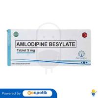 Gambar AMLODIPINE BESILATE MULIA 5 MG BOX 100 TABLET dari Apotek Sumber Abadi 2 undefined 1 Tokopedia