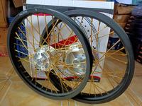 Gambar Velg Jari-jari Motor Supra Fit New - Kharisma - Revo Lama - Supra x 125 Lama Ukuran 140 -160 X 17 1Set Depan Belakang dari anyaja undefined 3 Tokopedia