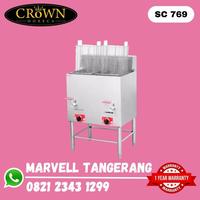 Gambar Standing Gas Fryer CROWN SC 769 / Penggorengan Gas Berdiri 2 Tungku Kapasitas 28 Liter dari Marvell Tangerang undefined 1 Tokopedia