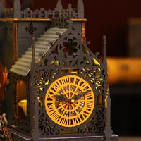 Gambar DIY Miniature Dollhouse Kit with LED Lights Mini House Building Kit Tiny House Crafts for Adults Birthday Gifts Hobbies dari bieromstor undefined 3 Tokopedia