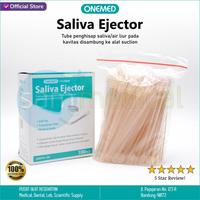 Gambar OneMed Saliva Ejector atau Penyedot Air Liur Transparant per100 Pcs dari Chrisan pedia undefined 1 Tokopedia