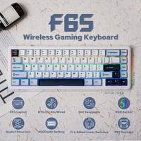 Gambar EPOMAKER x AULA F65 65% Layout Wired Type-C/Bluetooth/2.4G Wireless Hot-Swap Gasket-mounted Mechanical Keyboard for Mac/Win dari AISYAH MULTI SHOP undefined 2 Tokopedia