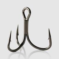 Gambar MUSTAD Kail Pancing Treble Hook KVD Elite Triple Grip Treble Hook TG77NP-BN 3X Strong Black Nikel Kail Pancing Minnow - 8 dari Pusatpancing undefined 3 Tokopedia