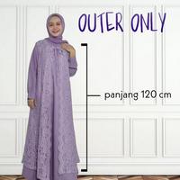 Gambar Outer brokat cardigan brokat outer kondangan long vest outer jumbo luaran gamis muslimah dari infotokoff undefined 1 Tokopedia