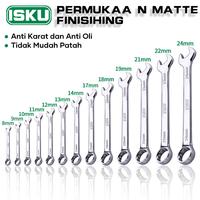 Gambar Kunci Ring Pas ISKU Kombinasi Wrench 8-24mm CRV Mirror Polished Wrench - 9MM dari Power Tools Plaza undefined 1 Tokopedia
