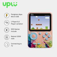 Gambar UPLU GAME BOY RETRO GAMEBOT GIMBOT MINI PORTABLE INCLUDE 500 IN 1 GAMES LAYAR HD 3 INCH CONNECT TV - GREY + 1 Stick dari CUFA006 undefined 1 Tokopedia