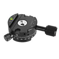 Gambar 360 Degree Panoramic Photography Accessories Dslr Camera Tripod Head Mount Arca Swiss Quick Release Plate Clamp with 1/4 Screw dari Evanola Store undefined 1 Tokopedia