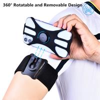 Gambar 360 Rotatable Mobile Phone Running Wristband Belt Jogging Cycling Gym Phone Holder Wrist Arm Strap Bracket Running Accessories dari Evanola Store undefined 4 Tokopedia