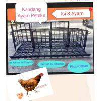 Gambar BEST SELLER KANDANG AYAM PETELUR ISI 8 AYAM dari Nomu Sh0pp undefined 1 Tokopedia
