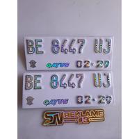 Gambar Plat Nomor Sepeda motor Baut Tanam Hologram, plat nomor keren, plat nomor mewah, plat nomor murah, plat nomer modif, plat nomor kontes, plat nomor variasi, variasi motor, variasi plat nomor, plat nomor premium, plat nomor terbaik, plat nomor terbaik - Acrylic 13 dari Expetaxia Shop undefined 4 Tokopedia