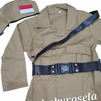 Gambar Terlaris ! Promo Terbatas!!! Baju Karnaval Pejuang / Pahlawan Anak Laki dari z green kostum undefined 5 Tokopedia