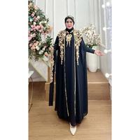 Gambar Kaftan Sultan /kaftan mewah / tanah abang / kaftan butik /Gamis pesta Arab jumbo mewah / gamis muslim /kaftan mewah dari sehati khimar undefined 3 Tokopedia