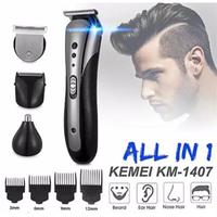 Gambar KM 1407 Alat cukur rambut Elektrik Rechargeable Profesional dari Keiferrtop undefined 1 Tokopedia