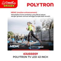 Gambar POLYTRON Smart Google TV 4K UHD 43 Inch - 43UG5059 dari Candi Elektronik Sragen undefined 5 Tokopedia
