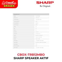 Gambar SHARP Speaker Aktif Trolley Big Woofer 12 Inch - CBOX-TRB12MBO dari Candi Elektronik Sragen undefined 3 Tokopedia
