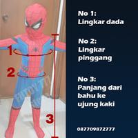 Gambar Terlaris ! Promo Terbatas!!! Kostum Anak Spiderman Far From Home Baju Spider-Man dari z green kostum undefined 2 Tokopedia