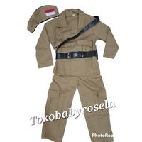 Gambar Terlaris ! Promo Terbatas!!! Baju Karnaval Pejuang / Pahlawan Anak Laki dari z green kostum undefined 4 Tokopedia