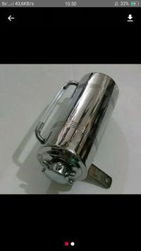 Gambar Tabung oli samping Variasi Stainlist air radiator ninja 2 tak RX king satria 2 tak Vixion Universal dari soste anatawa undefined 1 Tokopedia