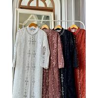 Gambar Realpict Purnama DressBR - Gamis Mewah - Dress Kondangan - Baju Seragam Pesta Pernikahan - Gamis Pesta Brukat - Gamis Outer Premium - - Gamis Brukat Modern - Dres outer lepas dari herawati khimar undefined 3 Tokopedia