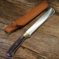 Gambar TJAP MATA PISAU Stainless Steel Serbaguna Type JAVA 35cm Tajam Tahan Lama dengan Sarung Kulit Sapi 100% untuk Potong Efektif - 250MM dari JAYA ABADI PERKAKAS - GLODOK undefined 4 Tokopedia