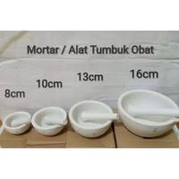Gambar Mortar Stamper Alat Penumbuk Atau Penggerus Obat Mortir Ukuran 16 Cm Diameter Mortar dari UMBERELLA CAMP undefined 5 Tokopedia