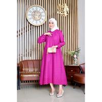 Gambar Midi dress ekclusive katun bordir bangkok mix furing katun hero Ori by kamari dari sehati khimar undefined 4 Tokopedia