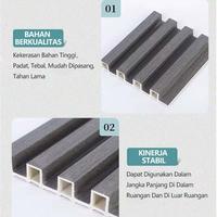 Gambar 2.meter x16cm Wall Panel Dinding Kamar Tidur Wall Panel Pvc / Wpc Wall Panel / Wall Panel Hiasan Dinding / Wood Panel Wpc / Wallpanel Pvc Dinding - VTJT-3 dari Bioshell undefined 5 Tokopedia