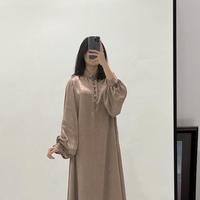 Gambar JENA MAXI INNER LONG DRESS BAJU HARI RAYA BUSUI BUMIL HIJAB FRIENDLY dari Firly Conita undefined 4 Tokopedia